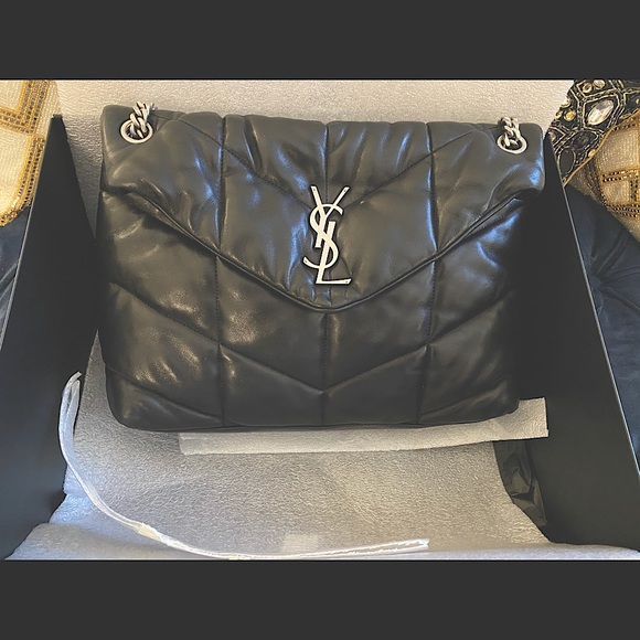 SAINT LAURENT PUFFER MEDIUM BAG QUILTED LAMBSKIN - Picture 1 of 10
